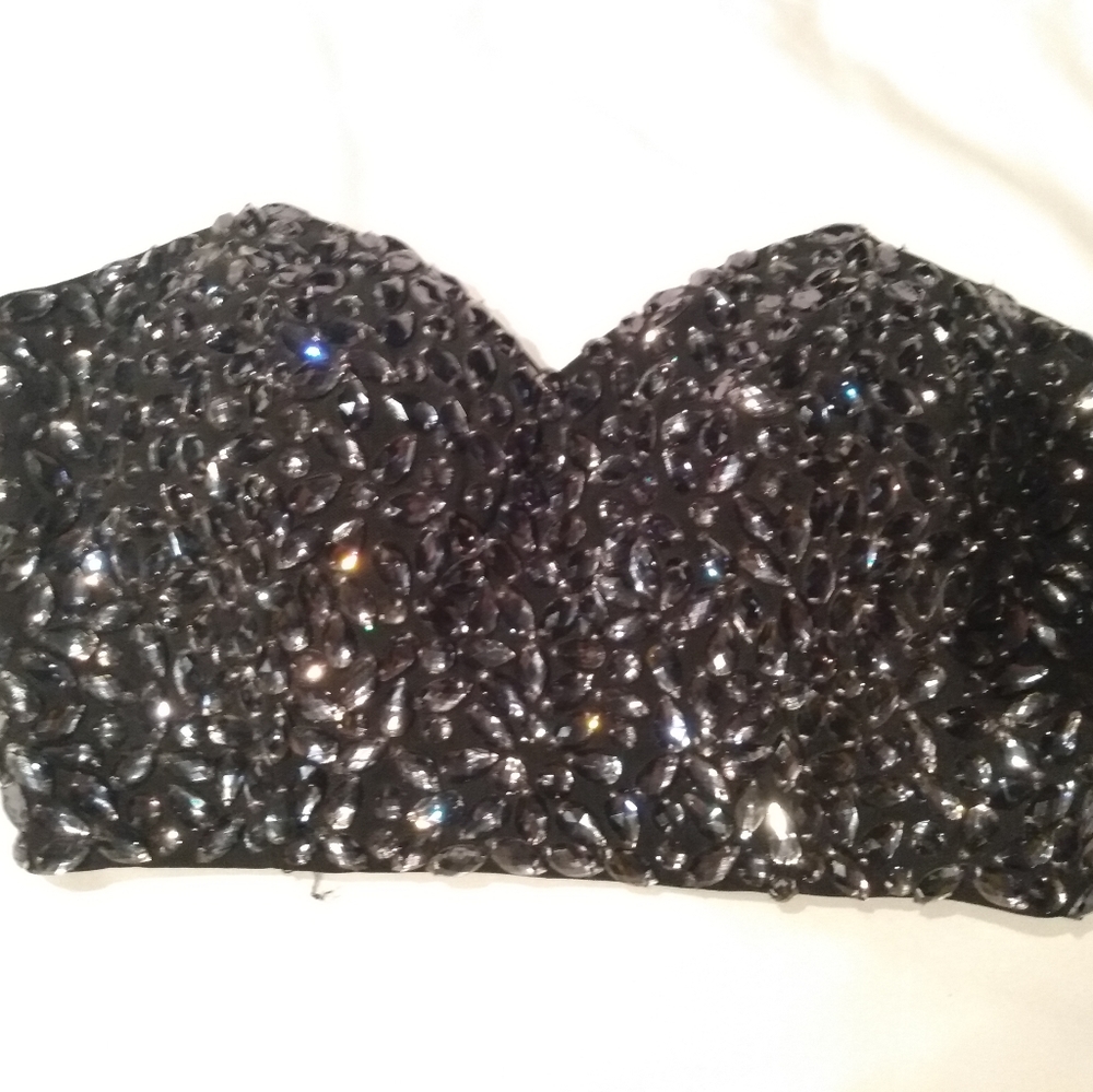 Marciano crop top paillette party xs - Picture 1 of 5